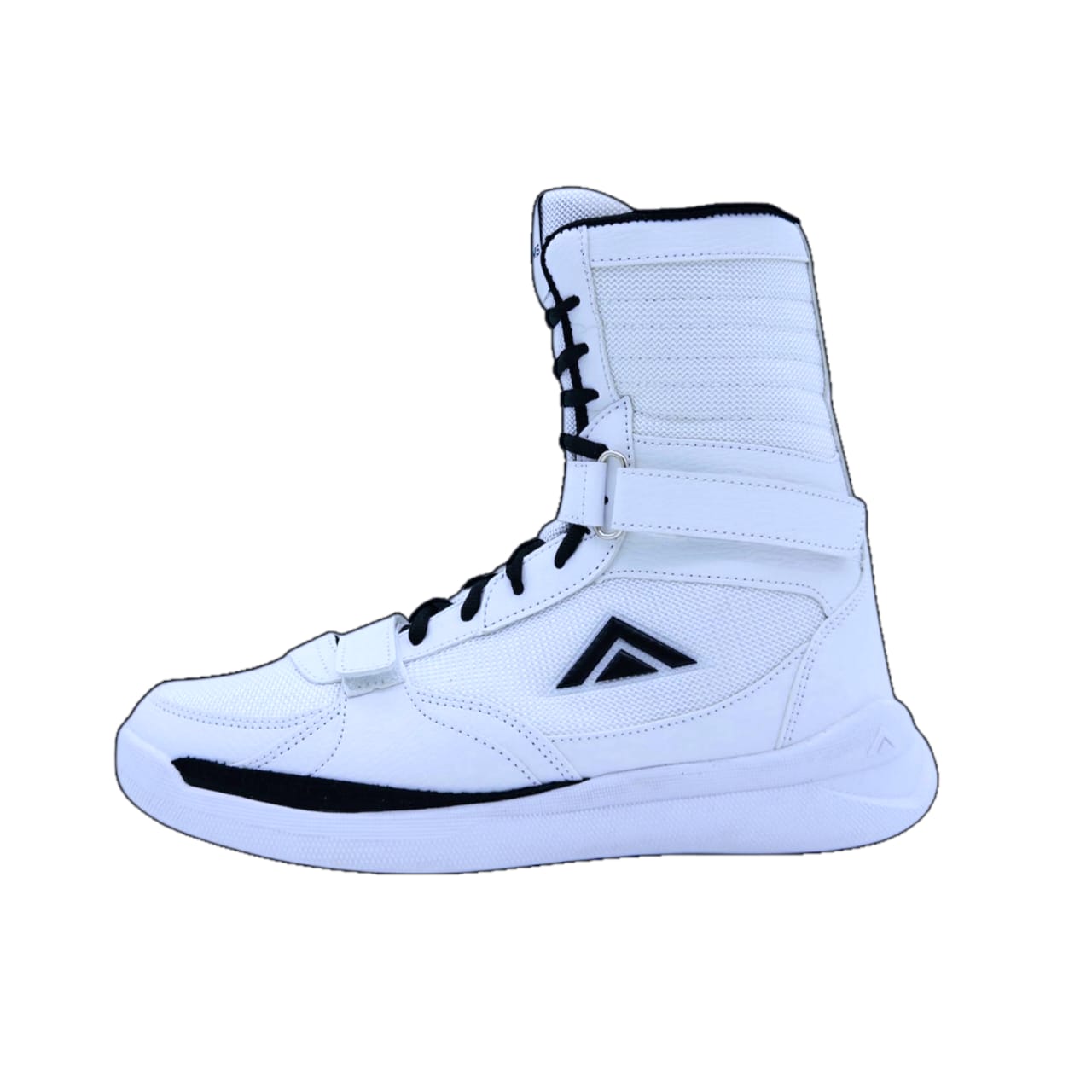 Adams Elite Boxing Boots – White Edition